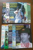 10 WISDEN CRICKET MONTHLY MAGAZINE LOT 1990's LOOK !! - 1950-Now