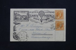 LUXEMBOURG - Carte Pour Ballon De L 'Exposition Philatélique De Luxembourg En 1927, Voir Oblitération - L 43565 - Brieven En Documenten