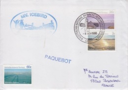 Polaire Australien, N° 74 (Mawson), 77 (Casey) Obl. Casey (camp De Base) Le 6 NOV 88 + M/V Icebird 88-89 - Covers & Documents