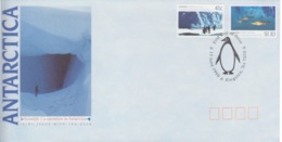 Polaire Australien, N° 1173 (glaciologue), 1174 (krill) Obl. 1° Jour Kingston Le 13 June 90 Sur FDC Antarctica - Lettres & Documents