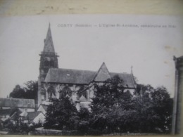 80 Somme Conty L'Eglise St Antoine Construite En 1141 - Conty