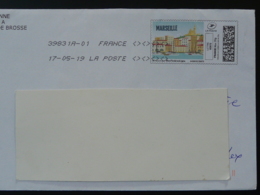 Port De Marseille Timbre En Ligne Sur Lettre (e-stamp On Cover) TPP 4489 - Printable Stamps (Montimbrenligne)