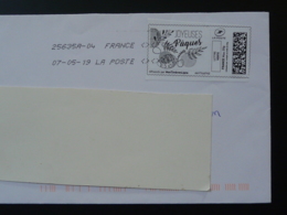 Paques 2019 Timbre En Ligne Sur Lettre (e-stamp On Cover) TPP 4531 - Printable Stamps (Montimbrenligne)