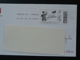 Lego Au Cinema Timbre En Ligne Sur Lettre (e-stamp On Cover) TPP 4532 - Printable Stamps (Montimbrenligne)