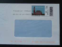 Region Hauts De France Beffroi Timbre En Ligne Sur Lettre (e-stamp On Cover) TPP 4540 - Printable Stamps (Montimbrenligne)