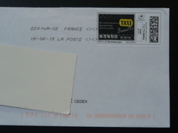 Taxi Timbre En Ligne Sur Lettre (e-stamp On Cover) TPP 4554 - Printable Stamps (Montimbrenligne)