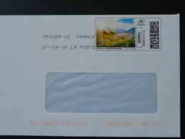 Montagne Mountain Timbre En Ligne Sur Lettre (e-stamp On Cover) TPP 4572 - Printable Stamps (Montimbrenligne)