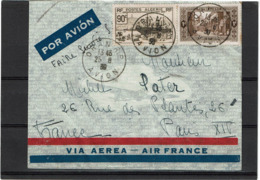 LCTN57/5 -  ALGERIE LETTRE AVION POUR PARIS - Airmail
