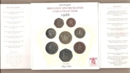 Regno Unito - Brillant Uncirculated Coin Collection Proof Set - 1986 - Mint Sets & Proof Sets