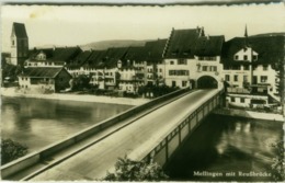 SWITZERLAND - MELLINGEN MIT REUBRUCKE - EDIT J. GABORELL 1940s (BG4619) - Mellingen