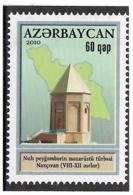 Azerbaijan 2010 . Architecture Of Nakhchivan. 1v: 60q.  Michel # 808 - Azerbaïjan