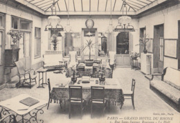 CPA (paris 1 Er) PARIS 1er   GRAND HOTEL DU RHONE 5 Rue Jean Jacques Rousseau Le Hall - District 01