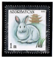 Azerbaijan 2011 .  Year Of The Rabbit. 1v: 1m.    Michel # 838 - Azerbaïjan