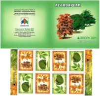 Azerbaijan 2011 . EUROPA 2011. Booklet.   Michel # 840-41D  MH - Azerbaïjan