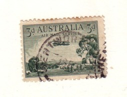 AUSTRALIE 1929 AVION  YVERT N°A2  OBLITERE - Oblitérés