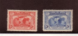 AUSTRALIE 1931 VOL TRANSOCEANS  YVERT N°75/76 NEUF MH* - Neufs