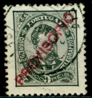 1892 King Carlos I,Definitives,PROVISORIO,Portugal,Mi.80 , 5R ,VFU - Oblitérés