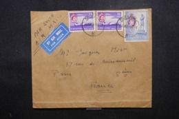 SINGAPOUR - Enveloppe En 1958 Pour Paris , Affranchissement Plaisant - L 44232 - Singapore (...-1959)