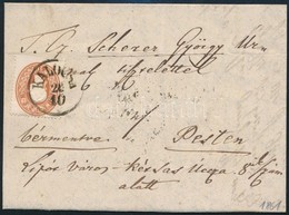 1861 10kr Levélen / On Cover 'KALOCSA' - Pest - Sonstige & Ohne Zuordnung