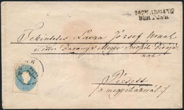 1862 15kr Levélen / On Cover 'PESTH' + 'NACH ABGANG DER POST' - Pécs - Sonstige & Ohne Zuordnung