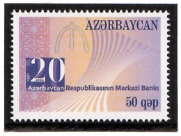 Azerbaijan 2012 . Central Bank-20 Years. 1v: 50.  Michel # 913 - Azerbaïjan