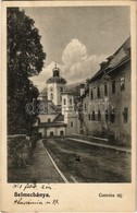 T2 Selmecbánya, Schemnitz, Banská Stiavnica; Csendes Táj, Utca és Német Templom. Joerges / Street View With German Churc - Ohne Zuordnung