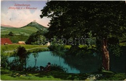 T2/T3 1916 Selmecbánya, Schemnitz, Banská Stiavnica; Mihály Tárói Tó A Kálváriával, Kiadja Joerges / Lake With The Calva - Ohne Zuordnung