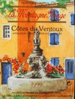 ETIQUETTE De VIN - " CÔTES Du VENTOUX 1999 " -La Montagne Rouge 13° - 75cl - Parfait Etat - Côtes Du Ventoux