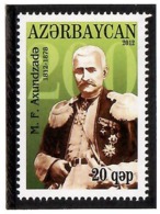 Azerbaijan 2012 . Writer M.F.Axundzade 1812-1878. 1v: 20qep . Michel # 941 - Azerbaïjan