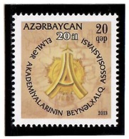 Azerbaijan 2013 . Academies. IAAS-20y.   1v: 20 Qep.  Michel # 976 - Azerbaïjan
