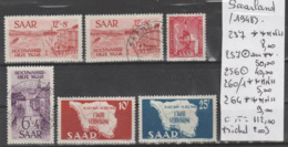 TIMBRES D ALLEMAGNE NEUF**MNH/ ° /(SAARLAND) 1948- NR VOIR SUR PAPIER AVEC TIMBRES COTE   112   € - Altri & Non Classificati