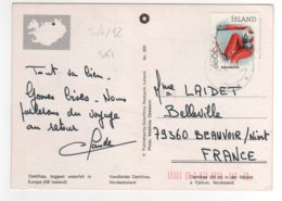 Beau Timbre  " Sport : Ski "   Sur Cp , Carte , Postcard Du 05/06/1992 - Brieven En Documenten