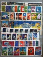 SPACE Many Diferent Used Stamps - Andere & Zonder Classificatie