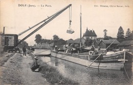 Thème    Navigation Fluviale .Péniche :   39  Dole  Le Port   (voir Scan) - Péniches