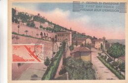 Saint Marin - Carte Postale De 1946 - Oblit Republica Di San Marino - - Briefe U. Dokumente