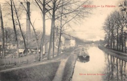 Thème    Navigation Fluviale .Péniche Écluse.Bac  77 Chelles.La Plâtrière   (voir Scan) - Péniches