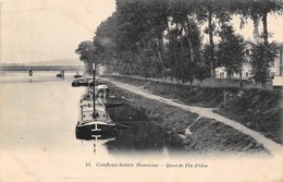 Thème    Navigation Fluviale .Péniche Écluse.Bac   78 Conflans Ste Honorine      (voir Scan) - Hausboote