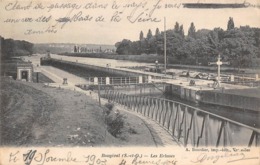 Thème    Navigation Fluviale .Péniche Écluse.Bac   78 Bougival       (voir Scan) - Péniches