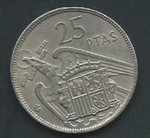 ESPAGNE - 25 PESETAS - 1957   -   Laupi 11201 - 25 Pesetas