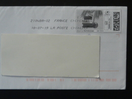 Vacances Palmier Palm Tree Timbre En Ligne Montimbrenligne Sur Lettre (e-stamp On Cover) TPP 4600 - Printable Stamps (Montimbrenligne)