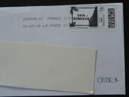 Brin De Bonheur Muguet Timbre En Ligne Montimbrenligne Sur Lettre (e-stamp On Cover) TPP 4642 - Printable Stamps (Montimbrenligne)