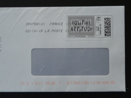 Positive Attitude Timbre En Ligne Montimbrenligne Sur Lettre (e-stamp On Cover) TPP 4660 - Printable Stamps (Montimbrenligne)