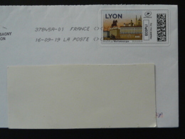 Ville De Lyon Timbre En Ligne Montimbrenligne Sur Lettre (e-stamp On Cover) TPP 4665 - Printable Stamps (Montimbrenligne)