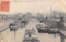 Thème    Navigation Fluviale .Péniche Écluse.Bac   93 Aubervilliers     (voir Scan) - Hausboote