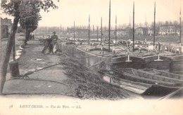 Thème    Navigation Fluviale .Péniche Écluse.Bac   93 Saint Denis. Vue Du Port   2    (voir Scan) - Hausboote