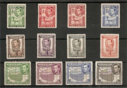 SOMALILAND 1938 SET SG 93/104 UNMOUNTED MINT/ (VERY LIGHTLY) MOUNTED MINT Cat £180 - Somaliland (Protettorato ...-1959)