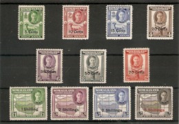 SOMALILAND 1951 SET SG 125/135 MOUNTED MINT Cat £55 - Somalilandia (Protectorado ...-1959)