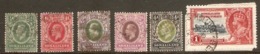 SOMALILAND 1912 - 1935 ALL DIFFERENT FINE USED VALUES SG 60, 61, 66, 75, 78, 86 Cat £45+ - Somaliland (Protettorato ...-1959)