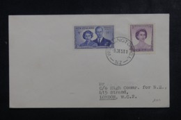 NOUVELLE ZÉLANDE - Enveloppe De Wellington Pour Londres En 1953, Affranchissement Plaisant - L 44706 - Storia Postale