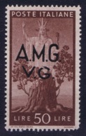 Italy: AMG-VG Sa 20 Broken G In VG MH/* Flz/ Charniere - Ongebruikt